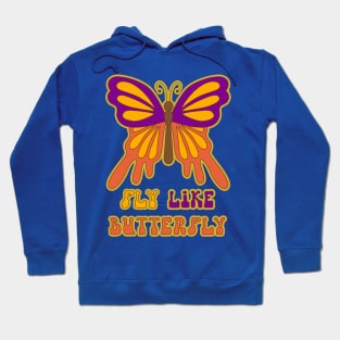 fly like butterfly 1 (2) Hoodie